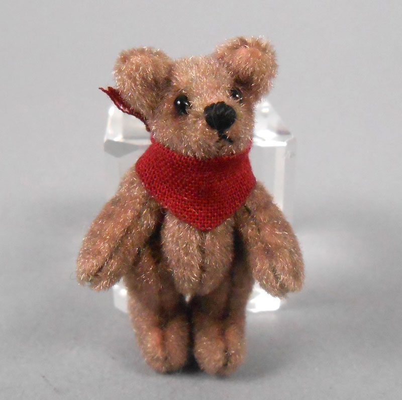 Brown Velvet 1.5 inch Bear